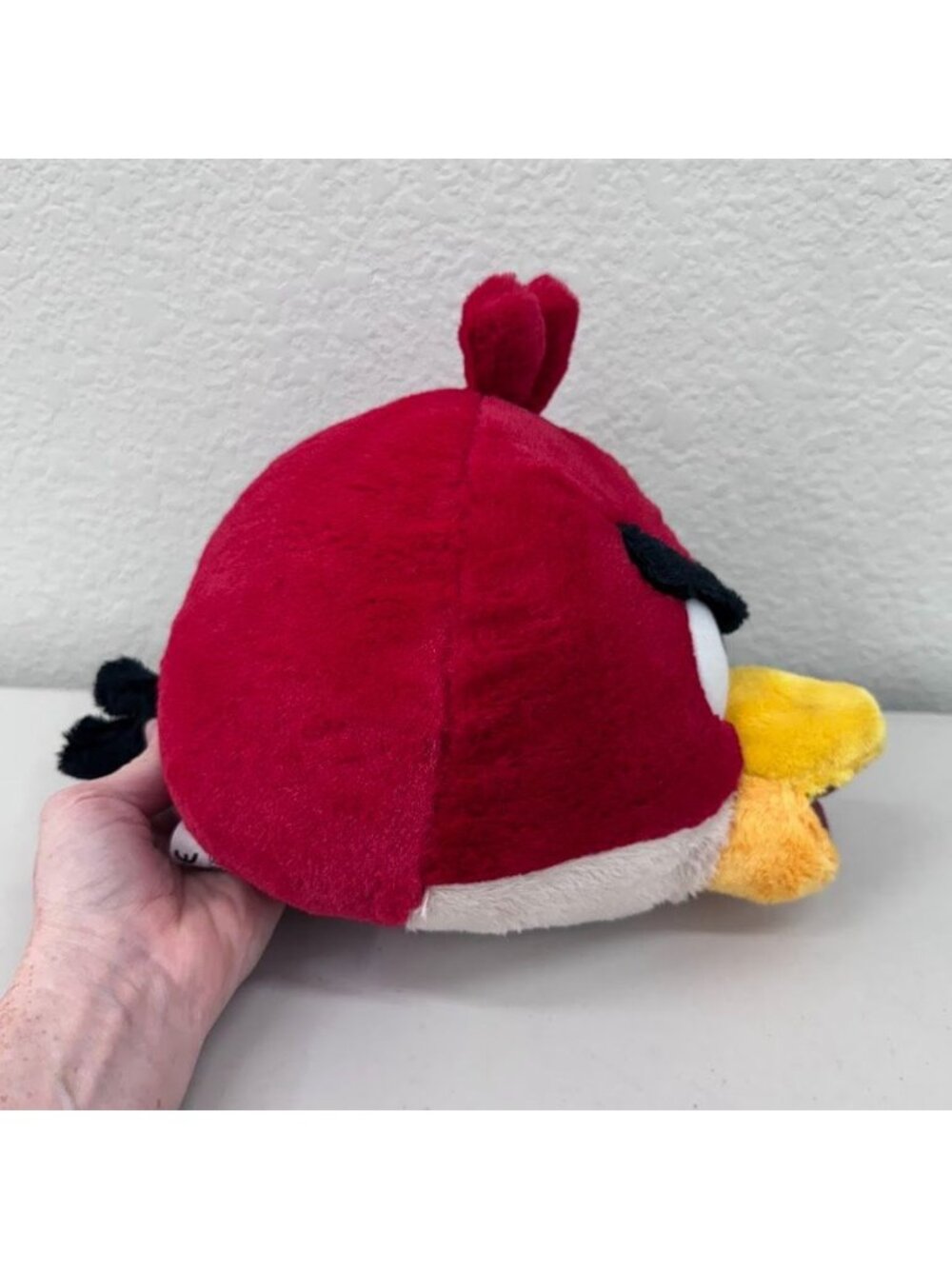 Angry Bird Red Bird Plush Toy Stuffed Animal Open Mouth Rovio Entertainment NEW - Picture 5 of 7